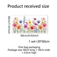 thumbnail image 3 of 2025 New Colorful Floral Bouquet Window Sticker, Flower Window Clings, Reusable Double-Sided Plant Window Clings, for Home Office Decor, 3 of 7