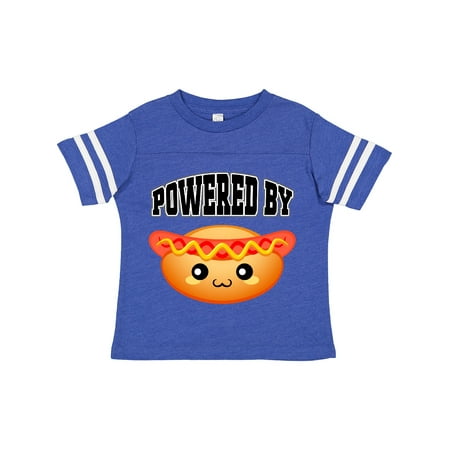 

Inktastic Hot Dog Powered By Hotdogs Boys or Girls Toddler T-Shirt