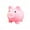 Pink, variant on VerPetridure Cute Piggy Plastic Piggy Bank Boy Girl Pink (13,*10*11.5) Cute Pig Bank Plastic Pig Money Bank for Boys Girls