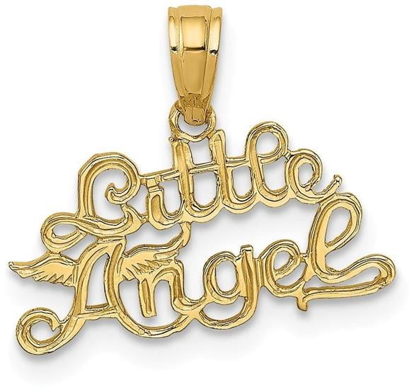 14K Yellow Gold Polished Angel Pendant C3734 14K Yellow Gold Polished Angel Pendant C3734