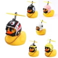 thumbnail image 4 of motocicleta bicicleta coche decoración pato rompevientos onda rompeolas pequeño pato amarillo para adornos de coche auto decoración interior accesorios, 4 of 4