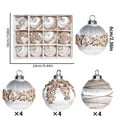 thumbnail image 2 of Lujoso Juego de Adornos Navideños de Terciopelo y Cristal de 6 Cm | 12 Piezas | Decoraciones Navideñas Elegantes | Material Plástico Resistente, 2 of 5