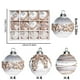 thumbnail image 2 of Lujoso Juego de Adornos Navideños de Terciopelo y Cristal de 6 Cm | 12 Piezas | Decoraciones Navideñas Elegantes | Material Plástico Resistente, 2 of 5