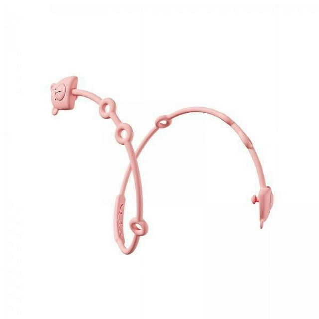 Soporte de correa de silicona,Correa de silicona ajustable para juguetes de recién nacidos,Clips para chupetes Clip de correa de cuerda antipérdida,Correas para portavasos de silicona para