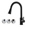 thumbnail image 1 of Chrome/Black/Golden Pull Out Kitchen Faucets Hot Cold Water Stream Sprayer Spout Pull Down Tap Mixer Crane For Kitchen ,Built To Last, 1 of 7