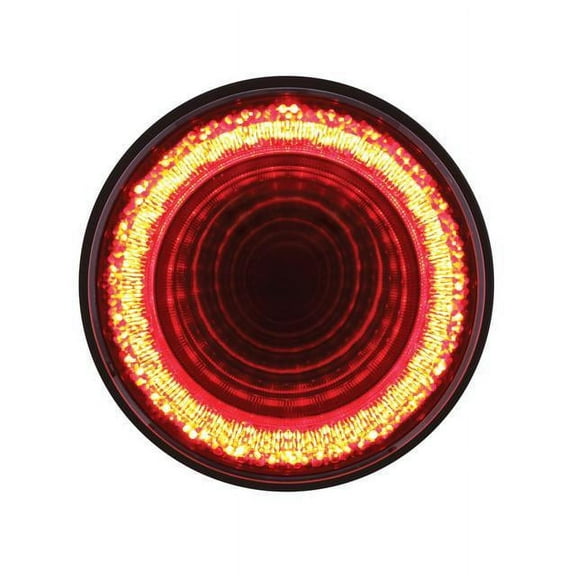 United Pacific 24 LED 4 in MIRAGE Stop, Turn & Tail Light - Red LED/Red Lens Led 36652