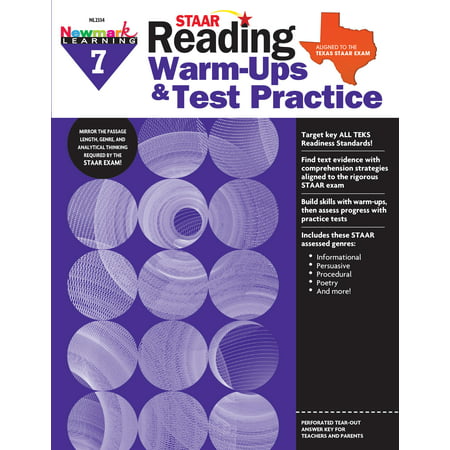 Staar: Reading Warm Ups and Test Practice G7