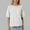 White, variant on Women's Casual Loose Fit Round Neck Short Sleeve T Shirt With Sheer Sleeve For Yoga Sports And Everyday Wear Comfortable Breathable Soft Stretchable Tee Top Womens Long Sleeve Tees Tan Raglan Shirt