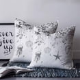 thumbnail image 2 of Gray Eucalyptus Coastal 20x20 Pillow Covers Set of 2, Beach Starfish Shells Throw Pillow Covers Decorative Couch Cushion Case, Microfiber Square Pillowcases for Bedroom Car Living Room, 2 of 7