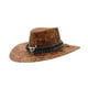 thumbnail image 5 of Sombrero de vaquero occidental, cómodo y moderno sombrero de Jazz para caballero, accesorios para fotos de adultos Caqui, 5 of 8