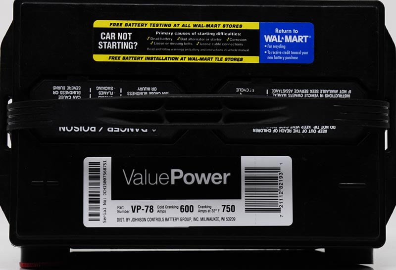 value power battery walmart