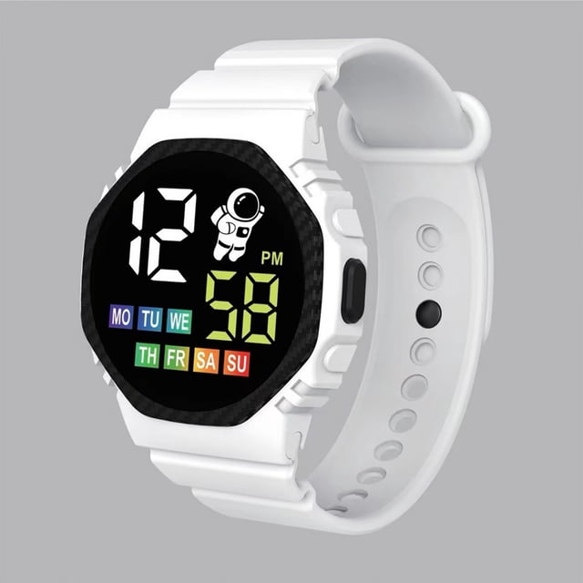 LINMOUA Kids Watch Children's Sports Watch Display Week Suitable For Outdoor Electronic Watch For Students