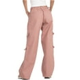 thumbnail image 3 of Liacowi Women Juniors Casual Baggy Cargo Pants Wide Leg Trousers Loose Oversized Hippie Punk Sweatpants Joggers Streetwear with Multiple Pocket, 3 of 6