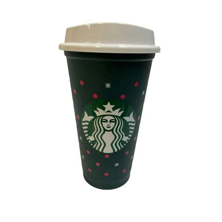  Starbucks Plastic Holiday 2021 Limited Color Changing Reusable  Hot Cups with Lids - Set of 6 : Health & Household