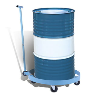  Drum Dolly 55 Gallon Trash Can Dolly Heavy Duty 1000 Pound  Barrel Dolly with Swivel Casters Wheel Steel Frame Dolly Non Tipping Hand  Truck Capacity Dollies : Industrial & Scientific