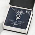 thumbnail image 4 of À Ma Femme Si Je Sais Ce Que Love Est pour Toujours Collier w Message Card, 4 of 8