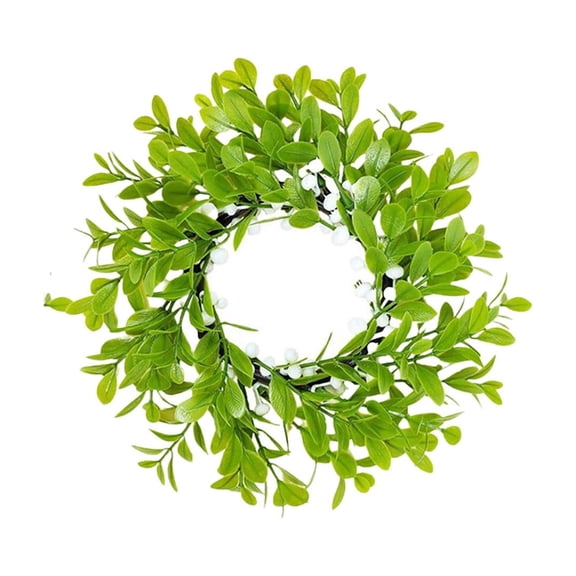 WWG Candle Ring, Plastic Candle Wreath for Dining Table, 7.87 Inch Diameter, Festive Decoration for Party, Home, Fireplace, Includes 1 Piece, Versatile Candle Holder for Cylindrical Candles