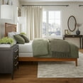thumbnail image 4 of Mission Queen Solid Wood Foundation Bed in Light Toffee, 4 of 24