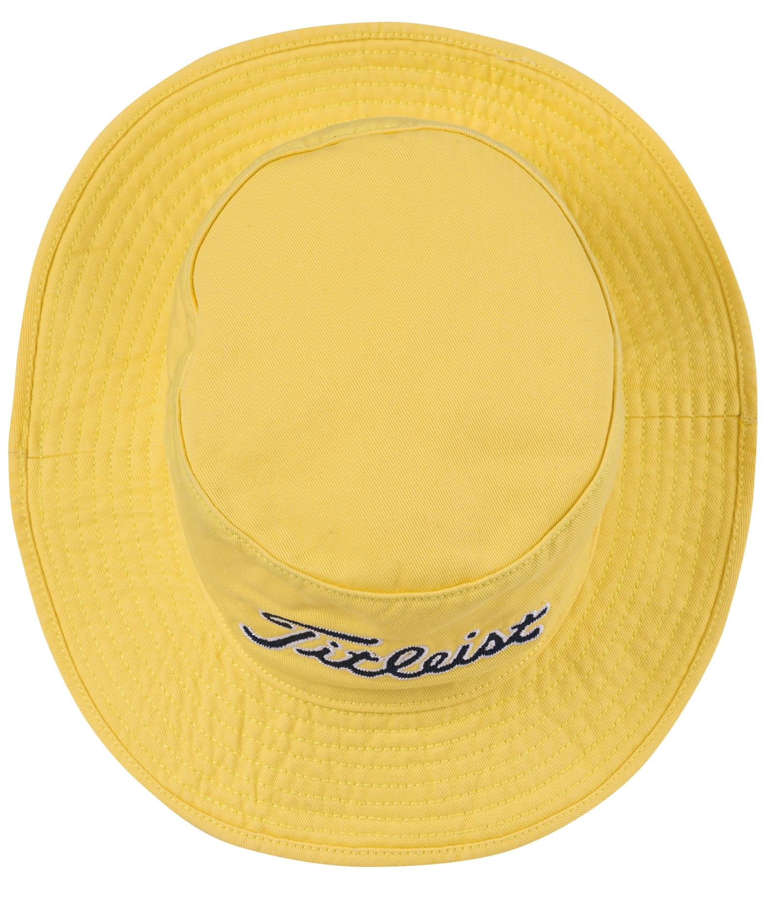 titleist yellow bucket hat