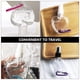 thumbnail image 3 of 5 botellas rellenables de 50 ml con gancho para viaje., 3 of 6