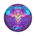thumbnail image 2 of Balery Elephant In Tribal Styletire Cover Waterproof Dust-Proof, Universal Spare Wheel Tire Cover For Trailer, Rv, Suv Truck And Vehicle Camper Accessories-14 Inch, 2 of 9