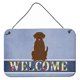 thumbnail image 1 of "Treasures Welcome Labrador Lámina metálica, 8 x 12" Caroline's Treasures BB5637DS812, 1 of 1
