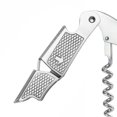 thumbnail image 4 of Sacacorchos profesional para camareros, llave de vino con agarre ergonómico de goma, abrebotellas de cerveza y cortador de papel de aluminio (1 unidad), 4 of 5