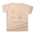 thumbnail image 2 of MKLEKYY Playeras De Algodon Mujer Camiseta Informal Y Versátil Con Estampado De Letras Para Mujer, Ideal Para El Día Del Maestro Y La Temporada Escolar Talla M, 2 of 3