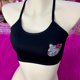 thumbnail image 2 of Ins mismo estilo Sanrio Hello Kitty Sexy estampado de leopardo Y2K sujetador deportivo chica caliente Kitty estampado pecho Pad espalda cruzada ropa interior, 2 of 5