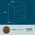 thumbnail image 4 of Buro de Madera Mobi Muebles Modelo Sidney Color Capuccino, 4 of 5