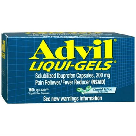 Advil Liqui-Gels 160 Liqui-Gels (Paquet de 6)