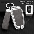 thumbnail image 2 of For Citroen A 3 buttons key case C4 C3 C6 CACTUS Car Remote Key Case Cover Shell Zinc alloy+leather Car Key Case Cover Shell, 2 of 26
