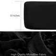 thumbnail image 4 of Kelnaro Black Fitted Crib Sheet 1 Pack 28x52 Inch, Soft Microfiber Toddler Fitted Sheet, Machine Washable for Girls & Boys, 4 of 6