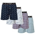 thumbnail image 4 of Badger Smith Men’s 100% Cotton Boxer Shorts, Comfortable Multicolor Checks, Multi-Pack, Small, 4 of 12