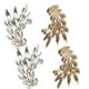 thumbnail image 2 of pares de pendientes elegantes con forma de gota retro para mujeres y niñas, accesorio de joyería de aleación, color plateado, 2 of 5