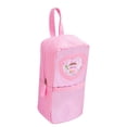 thumbnail image 2 of 1pc Cute Backpack Pencil Case, Kawaii Cartoon Pencil Pouch with Front Pocket & Handle, Large Capacity Zipper Pencil Bag for 55+ Pens Storage, Aesthetic Stationery Pouch for Classroom, Pink, 2 of 9