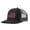 Black-gray mesh, variant on Flagfish skin-patterned mesh baseball cap with breathable adjustable visors, unisex essential travel accessory for fishing enthusiasts