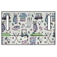thumbnail image 2 of XYZCANDO Cute Golf Themed Golf Cart Seat Cover with 4 Pockets - Universal Non-slip Washable Terry Cloth for 2-Seat Golf Carts, 2 of 8