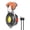 Orange, variant on LED Micro Flashlight Pocket Keychain Flashlights USB Rechargeable Torch Strong Magnet Screwdriver Hammer Outdoor Emergency Lamp