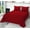 Red, variant on 2 Pcs Set Indian Cotton Stain Strip Bedsheets , 400 TC Premium Cotton Bedsheets for Home , Hotels & Guest House with 2 Pillow Cover Size ( Super King 108" x 108" )