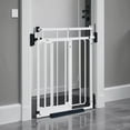 thumbnail image 3 of Pet Safety Gate with Tripping Deflector, Adjustable Width Pet Isolation Fence for Indoor Use, Baby and Dog Barrier for Doorways and Stairs, 3 of 5