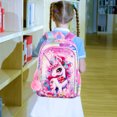 thumbnail image 2 of AGSDON 3Pcs Unicorn Backpack for Girls, 16" Sequin School Bookbag with Lunch Box, Kids Backpacks Set for Elementary Preschool Kindergarten(Pink), 2 of 6