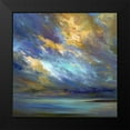 thumbnail image 2 of Finch, Sheila 15x15 Black Modern Framed Museum Art Print Titled - Coastal Clouds #30, 2 of 5