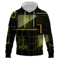 thumbnail image 1 of Sudadera con capucha y cremallera con estampado 3D de tecnología digital para hombre y mujer, informal, de gran tamaño, unisex, 1 of 6