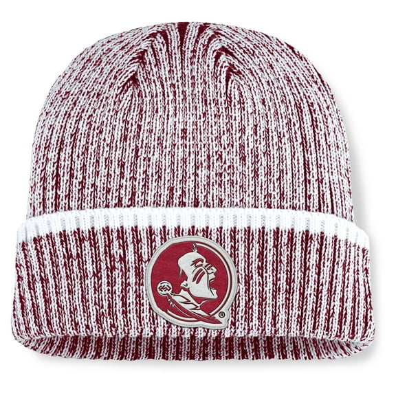 Men's Fanatics  Garnet/White Florida State Seminoles Haze Cuffed Knit Hat
