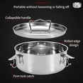 thumbnail image 6 of 65oz Flan Pan, Stainless Steel Molde Para Chocoflan Flanera Pudding Mold with Lid Handle Spatula, for Baking Restaurant Cheesecake Making Supplies (6PCS), 6 of 8