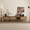 Walnut+Solid Wood+MDF+Glass+70-79 inches, variant on 78 Walnut TV Stand for 75/80/85 inch TV, Entertainment Center with Rattan Doors and Glass Shelves, Living Room Console Table with Ample Storage, Solid Wood MDF, 3 Doors