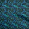thumbnail image 1 of oneOone Velvet Blue Fabric Abstract Sewing Craft Projects Fabric Prints By Yard 58 Inch Wide, 1 of 4