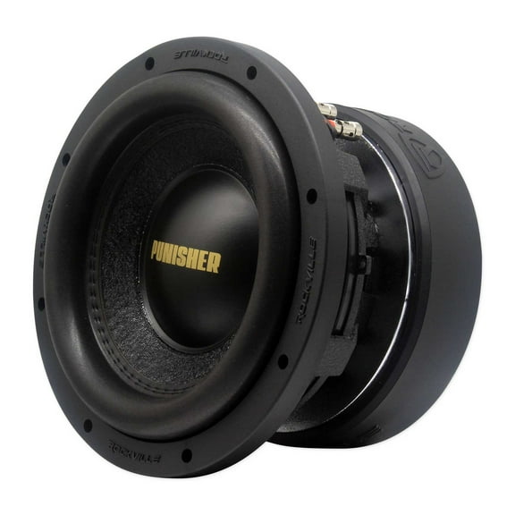 Rockville Punisher 10D1 10" 5000w Peak Competition Car Audio Subwoofer Dual 1-Ohm Sub 1250w RMS CEA Rated