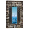 thumbnail image 2 of Window Open To Sailing Boat - Seascape Canvas Art Print, 2 of 3